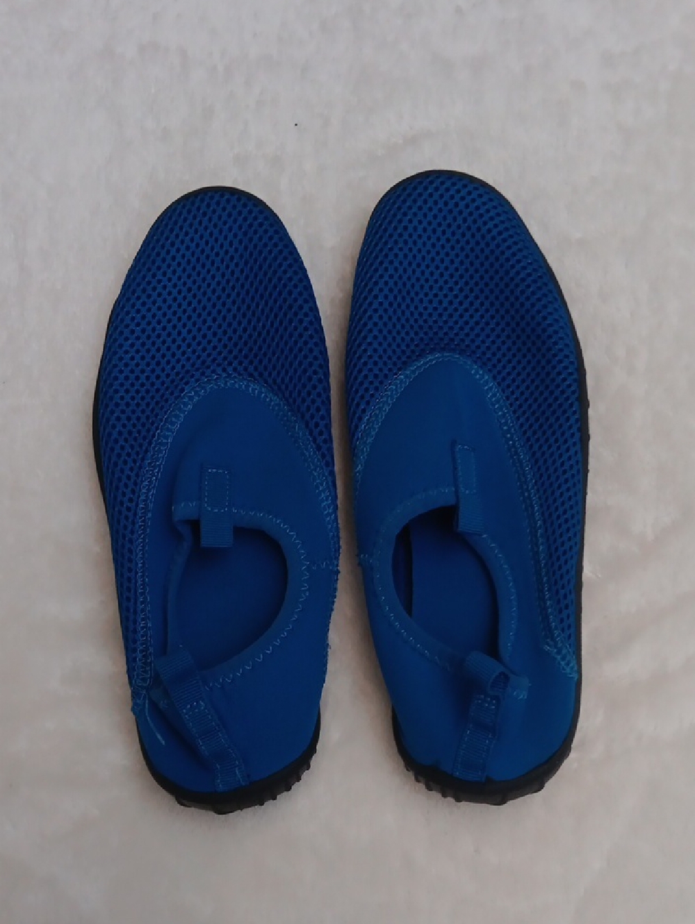 wonder nation Blue Kids Water Shoes - Slip-On Mesh Design